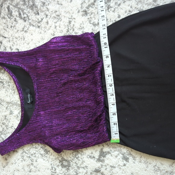 Purple shimmer dress | size S - Picture 2 of 4